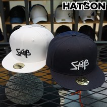 [햇츠온]J0SM255 SMB 브랜드 남자 여자 코디 심플 로고 스타일 화이트 블랙 스냅백 힙합 야구 모자 AD
