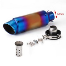 51mm 60mm 배기 SC 머플러 야마하 혼다 GSR750 Z250SL Ninja400 Z800 900 CBR300 500 S1000 ER6N SV650 R1, 13 -S-C- 51mm