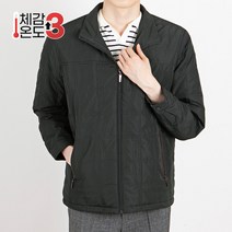 스타일에스 빅사이즈 남성 골프 스퀘어 퀼팅 풀집업 경량 패딩 점퍼