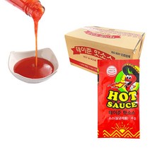 태원 업소용 식자재 일회용 테이준핫소스 1000EA, 4kg, 본상품선택