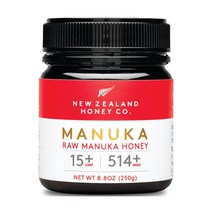 뉴질랜드허니 New Zealand Honey Co. Raw Manuka 러 마누카 꿀 UMF 15 플러스 8.8oz (250g), 1개, 기본