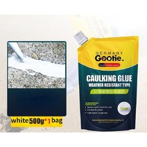 콘크리트 균열보수제 크랙 크랙보수제 접착보수제 틈새 균열 크랙보수 메꾸미 구멍 보수, White 500g