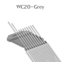 10pcs 150/175mm 전문 Tig 텅스텐 전극 용접 막대 WT20 WC20 WL15 TIG 아크 기계에 대 한 골드 앱스트, WC20(Grey), 3.2mm, 175mm