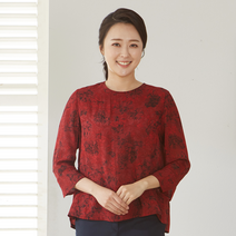 [풍기인견] 파란선풍기 여성의류 로테 꽃향기 블라우스