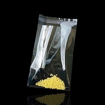 타공형 투명 접착 PP봉투 폴리백 45X63cm+4cm 400장, 투명 타공형