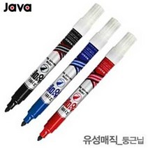 5개묶음 문구용품 자바 유성매직 둥근닙 낱개 교육용 유치원 학교 예쁜글씨 java, 쿠팡여기 청색, 쿠팡여기 본상품선택