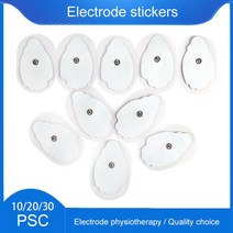 고주파마사지기 갈바닉 리버스 생일선물십대 자기 접착제 젤 마사지 Electrodos 전극 패드 침술 EMS 디지털 테라피 기계 바디 마사지, 02 20pcs