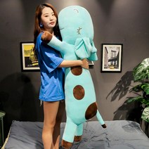 모찌 바디 필로우 기린 옐로 여름 대형 안고자는 팔베게 롱 쿠션 남자 아기 애착 인형, H