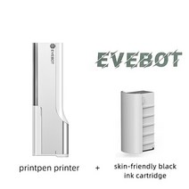 튜브넘버링기 튜브 파이프 마킹 휴대용 라벨 인쇄 펜 미니 소형 문신 프린터 그림 로고 QR 코드 무선, 05 printer-black ink, 1개