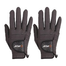 자마골프 e 기능성 남성용 골프장갑 오른손착용 왼손잡이용 2p, 그레이