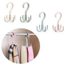 오르내르 회전식 다용도 네발 스카프 타이걸이 정리/수납/보관/공간/옷장, 상세페이지표기