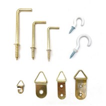 아이베란다 삼각고리 액자고리 찬장 직각 물음표 나사 고리, 03.삼각고리 1구 7x17mm(소)