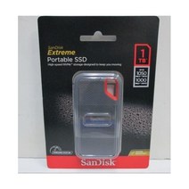 SanDisk 샌디스크 익스트림 1TB USB-C 휴대용 외장 SSD - 블랙 SDSDE61-1T00-AT NEW