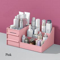Gagyun 화장품 수납함 서랍형, 분홍색