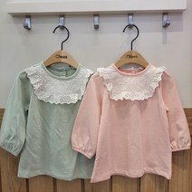 치크 [[NC광명점]] 레이스 매칭 롱티셔츠 CKLA2313G