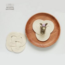 손뜨개 티코스터 만들기 DIY 키트 4종 마크라메재료 마크라메가방 _ 3501209EA, $ 본상품선택