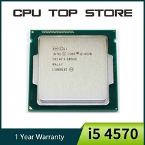 CPU 컴퓨터씨피유인텔 코어 i5 4670 3.4GHz 6MB 소켓 LGA 1150 쿼드 CPU 프로세서 SR14D, 한개옵션0