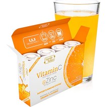 SIGNIFY NATURE 비타민 C with 아연u2013 무설탕 1000mg 면역 지원 건강 음료용 발포성 정제 부스터 산화 방지제 액상 아연, [02] 40개(4개 팩), [01] 비타민 C + 에키네시아 + 아연