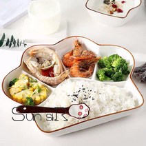 Sun siR 도자기 가정용 배식판 아이디어 캐릭터 아침접시 그릇입니다ll55885, 고양이 발톱 분격 접시입니다