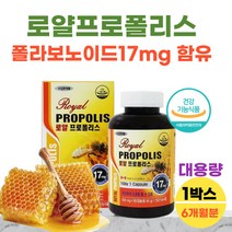 대용량 캐나다 로얄 프로폴리스 식약처 식약청 신고 플라보노이드 온가족 항산화제 영양제 1박스 플로폴리스 알 약 모양 캡슐 비 프로 폴리 폴리스 풀리스 폴라 보노이드 면역력높이는 목관리 잔기침 환절기 BEE PROPOLIS
