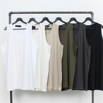 레어코드 스트릿 빈티지스타일 남녀공용 데미지 오버핏 레이어드 나시