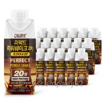 칼로바이 퍼펙트파워쉐이크 헬스 단백질 보충제 초코바나나, 275ml, 80개