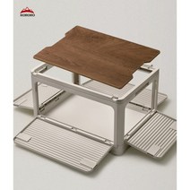 감성캠핑 테이블 겸 우드상판 폴딩박스 36L 49L 56L