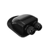 아웃트리거 전동 받침대 카라반발판 캐러밴 태양열 자동차 정션 박스 캠핑카 액세서리 지붕 와이어 엔트, 01 Black