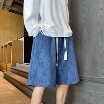 반바지 남자 여름 캐주얼 한국판 남자 속건 5부 미디엄 팬츠 스포츠 7부 팬츠