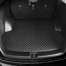 스팅어트렁크매트 퀼팅 차량트렁크바닥매트 방수 미끄럼방지매트, 블랙-1개