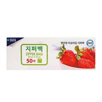크린나라 지퍼백 대형 25x30_50매_4개