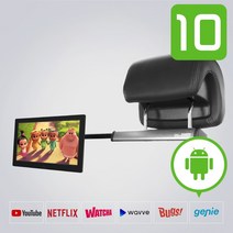 카멜 10인치 차량용모니터 PF1040IPS+고급형 헤드레스트거치대+크롬캐스트 패키지, PF1040IPS 블랙+헤드레스트거치대_고급+크롬캐스트