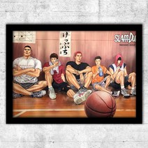 더 퍼스트 슬램덩크 굿즈 판플랫 THE FIRST SLAM DUNK 극장판 smb001, 블랙 프레임, 48