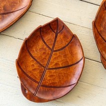 피어몰 과일나무 천연 옻칠 나뭇잎 트레이 쟁반 우드 플레이트 플레이팅 테이블웨어, 상세페이지 참조4, 대