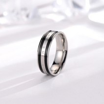 각인반지 맞춤형 영감을주는 글자 커플 반지 6MM 남성 및 여성용 패션 티타늄 스테인레스 스틸 콜드 심플