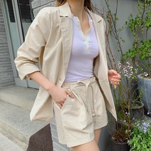 떳다그녀 허니브릭 린넨SET