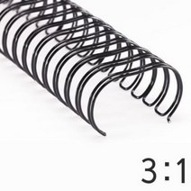 국산 튼튼한 3:1 스틸 와이어링 11mm 제본링 노트 책 제본 스프링 분철 용품 링 바인더 교재 문제집 연습장 만들기 제본기, 색상, 은색