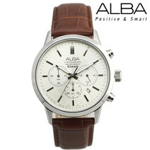 [ALBA] 세이코 알바 100M방수 크로노그라프 손목시계 AT3987X1