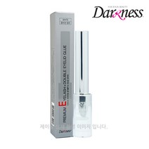 다크니스 프리미엄 속눈썹 접착제 겸 쌍꺼풀액, 1개, 흰색