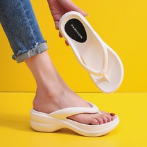 경량통굽쪼리 6cm 키높이 여행지 필수아이템 발이 예뻐보이는 쪼리 EVA소재