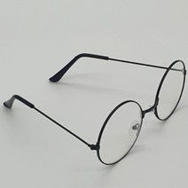동그란안경 동글이 철테 패션안경 검정