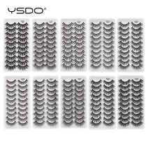 공연용속눈썹 착붙 아이돌 자석 자연스러운 인조 속눈썹 펌키트 Ysdo 쌍, 속눈썹, 5쌍-g807