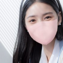 하나뿐인 새부리형 미세먼지황사방역마스크(KF94)(중형 대형)(흰색 남색 분홍색 연한보라색 연한황색 진한회색 검정색) 50매 100매, 중형 KF94 핑크 50매