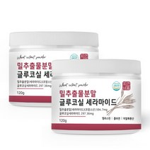 자연바름 밀추출물 분말 글루코실 세라 마이드 티크 프랑스산 밀 세라마이드 7.434mg, 120g x 2개, 2개