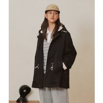 COVERNAT 후디 코트 자켓 블랙 CO2301JK16BK