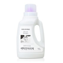 [봄샵] 얼룩처리전용 세탁전처리제1L (식물유래성분 셔츠 목 소매 찌든 때 제거), 1L