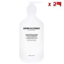 Grown Alchemist 그로운 알케미스트 헤어컬러 하이드로라이즈 바오밥 프로틴 카렌듈라 앤 Eclipta 알바 스트렝스닝 샴푸 500ml 2팩