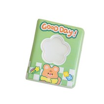 콜북 콜렉트 점보 1단 2단 포카 북 사진 돌 사진 함 카드 홀더 바인더 책 앨범, 초록