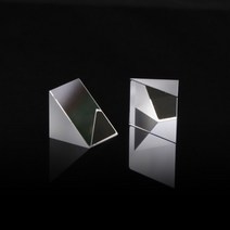 세오돌라이트직각 프리즘 40x40x40mm 광학 유리 분광계 프리즘 알류미늄 반사 표면 학생 물리학 실험