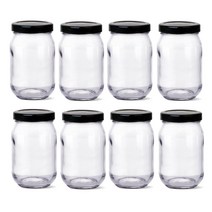 글라스락 580 높은형 유리병 블랙 500ml + 뚜껑 랜덤 발송, 96세트